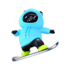 Load image into Gallery viewer, Car Interior Decoration Cute Bear Skateboard With Slide Rail Automatic Sliding Ornament Auto Interior Accessories
