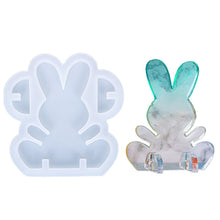 Load image into Gallery viewer, Diy Rabbit Silicone Mold Concrete Christmas Rabbit Decoration Silicone Mold Gypsum Home Decoration Crafts Accessories
