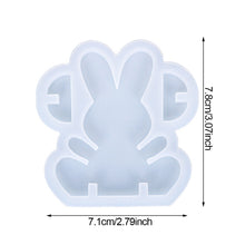 Load image into Gallery viewer, Diy Rabbit Silicone Mold Concrete Christmas Rabbit Decoration Silicone Mold Gypsum Home Decoration Crafts Accessories