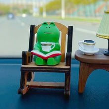Load image into Gallery viewer, Mini Rocking Chair Retro Dollhouse Miniature Accessories Wooden Swing Rocking Chair Model Toys for Scene Ornament
