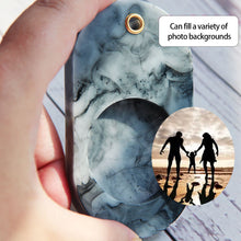 Load image into Gallery viewer, Photo Frame Epoxy Crystal Mold Necklace Keychain Gift Jewelry Pendant Plaster Making Silicone Molds with Hole Pet Tag Mold