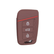 Load image into Gallery viewer, Silicone Car Key 3 Button Key Cases Cover Keychain Protection Shell Fob For VW PASSAT B8 Skoda Kodiaq Superb A7 Magotan 330 Accessories