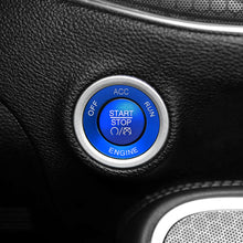 Load image into Gallery viewer, Car Start Ignition Engine Start Stop Button Ring Cover Trim Sticker Button Decoration Switch Accessories For Dodge Challenger RAM 1500 Charger 2015-2021