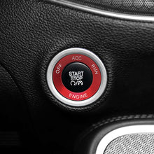 Load image into Gallery viewer, Car Start Ignition Engine Start Stop Button Ring Cover Trim Sticker Button Decoration Switch Accessories For Dodge Challenger RAM 1500 Charger 2015-2021