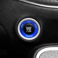 Load image into Gallery viewer, Car Start Ignition Engine Start Stop Button Ring Cover Trim Sticker Button Decoration Switch Accessories For Dodge Challenger RAM 1500 Charger 2015-2021