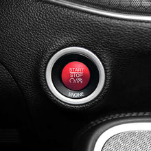 Load image into Gallery viewer, Car Start Ignition Engine Start Stop Button Ring Cover Trim Sticker Button Decoration Switch Accessories For Dodge Challenger RAM 1500 Charger 2015-2021