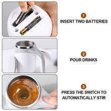 Load image into Gallery viewer, Automatic Coffee Stirring Cup Rechargeable Portable Stainless Steel Coffee Mug Creative Mugs