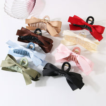 Load image into Gallery viewer, Sweet Bow Grab Clip Girls Elegant Ponytail Braid Claw Clip Sweet Shark Crab Hair Card Korean Exquisite Hair Accessories