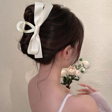 Load image into Gallery viewer, Sweet Bow Grab Clip Girls Elegant Ponytail Braid Claw Clip Sweet Shark Crab Hair Card Korean Exquisite Hair Accessories
