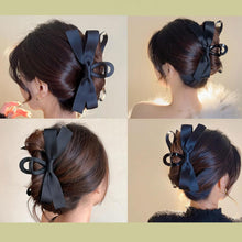 Load image into Gallery viewer, Sweet Bow Grab Clip Girls Elegant Ponytail Braid Claw Clip Sweet Shark Crab Hair Card Korean Exquisite Hair Accessories