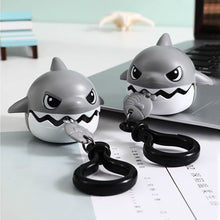 Load image into Gallery viewer, Pull Line Shark Keychain Pendant Keychain Simulation Removable Mouth Shark ABS Keychain Toy Anti-stress Schoolbag Pendants