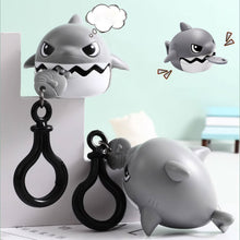 Load image into Gallery viewer, Pull Line Shark Keychain Pendant Keychain Simulation Removable Mouth Shark ABS Keychain Toy Anti-stress Schoolbag Pendants