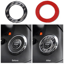 Load image into Gallery viewer, Carbon Fiber Car Ignition Switch Key Hole Ring Start Decoration Circle Trim Stickers For Infiniti Q50 Q60