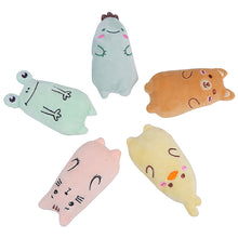Load image into Gallery viewer, Cute Animal Shape Catnip Cats Toy Kitten Dinosaur Teeth Chewing Biting Plush Toys Cat Plush Thumb Pillow Pet Accessories