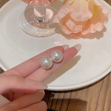 Load image into Gallery viewer, 2024 New Trend Pearl Shiny Long Earring For Women Fashion Korean S925 Silver Needle Stud Sarrings Bridal Wedding Party Jewelry