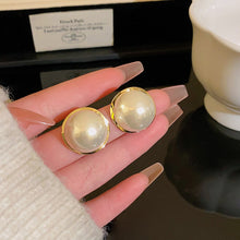 Load image into Gallery viewer, 2024 New Trend Pearl Shiny Long Earring For Women Fashion Korean S925 Silver Needle Stud Sarrings Bridal Wedding Party Jewelry