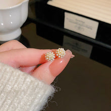 Load image into Gallery viewer, 2024 New Trend Pearl Shiny Long Earring For Women Fashion Korean S925 Silver Needle Stud Sarrings Bridal Wedding Party Jewelry