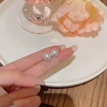 Load image into Gallery viewer, 2024 New Trend Pearl Shiny Long Earring For Women Fashion Korean S925 Silver Needle Stud Sarrings Bridal Wedding Party Jewelry