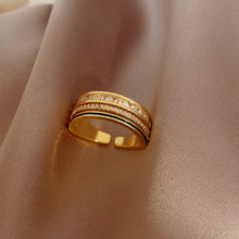 Load image into Gallery viewer, 16 Style Women Alloy Zircon Flower Rabbit Cute Fashion Rings Gold Color Hollow Out Geometric Open Ring for Female Girl Finger Jewelry Gift