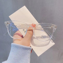 Load image into Gallery viewer, Transparent Computer Glasses Frame Women Men Anti Blue Light Round Glasses Blackout Glasses Optical Glasses Lenses Clear glasses