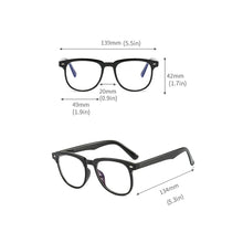 Load image into Gallery viewer, Transparent Computer Glasses Frame Women Men Anti Blue Light Round Glasses Blackout Glasses Optical Glasses Lenses Clear glasses