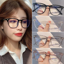 Load image into Gallery viewer, Transparent Computer Glasses Frame Women Men Anti Blue Light Round Glasses Blackout Glasses Optical Glasses Lenses Clear glasses