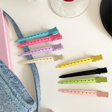 Load image into Gallery viewer, Polychromatic Hair Salon Fixed Clips Ladies Styling Sectioning Hairpin Clamps Curl Hair Root Fluffy Barrettes Hairdressing Tools