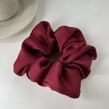 Load image into Gallery viewer, New Korean Simple Pure Color Hair Band Elastic Band Real Silk Headwear Women's Sweet Ponytail Elastic Band Hair Accessories