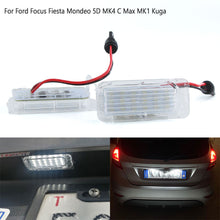 Load image into Gallery viewer, 1PC 12V Car License Plate Lights T10 LED Lamp Automotive Accessories For Ford Focus Fiesta Mondeo 5D MK4 C Max MK1 Kuga