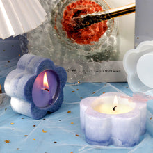 Load image into Gallery viewer, Plum Candlesticks Silicone Molds DIY Cement Tealight Holder Plaster Mould Aromatherapy Candle Mold