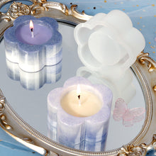 Load image into Gallery viewer, Plum Candlesticks Silicone Molds DIY Cement Tealight Holder Plaster Mould Aromatherapy Candle Mold
