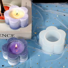 Load image into Gallery viewer, Plum Candlesticks Silicone Molds DIY Cement Tealight Holder Plaster Mould Aromatherapy Candle Mold