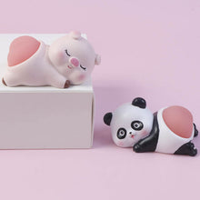 Load image into Gallery viewer, Cute Cartoon Car Ornament Ornaments Doll QQ's Ass Toys Panda Cat Rabbit Pig Decoration Gifts Car Interior Accessories