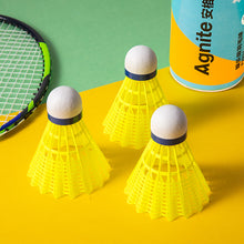 Load image into Gallery viewer, 3PCS Nylon Badminton Table Fiber Ball Head Flight Stability Resistance Strong Outdoor Training Entertainment Badminton Supplies