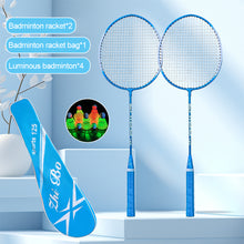 Load image into Gallery viewer, Fantasy Badminton Racket Set Professional Ultralight Iron Alloy Competition Training Racket Beatable Durable Sporting Goods