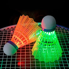 Load image into Gallery viewer, 1PC LED Luminous Nylon Badminton Elastic Foam Ball Head Durable Windproof Recreational Training Special Ball