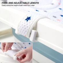 Load image into Gallery viewer, 5 Buckles Adjustable Baby Bath Cushion Bed Newborn Bathtub Net Infant Bath Supporter Mat Anti-Slip Bathing Tub Pillow Nonslip Shower Cradle for 0-2Years