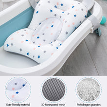Load image into Gallery viewer, Baby Bath Seat Support Bed Newborn Bathtub Mat Infant Bath Supporter Cushion Anti-Slip Bathing Tub Pillow Nonslip Shower Cradle for 0-18 Months