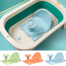 Load image into Gallery viewer, Baby Tub Seat Bathtub Pad Mat Chair Safety Anti Slip Newborn Infant Baby Care Children Cute Bathing Seat for 6-36 Months