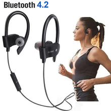 Load image into Gallery viewer, Neckband In-Ear Sports 4.2 Wireless Bluetooth Headphones Anti-Lost Waterproof Hifi Surround Sound Headphones