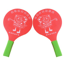 Load image into Gallery viewer, Badminton Racket Big-Headed Ball Set Thick Cartoon Three Feather Ball Racket Children Indoor Activities Props