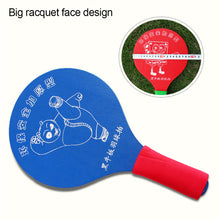 Load image into Gallery viewer, Badminton Racket Big-Headed Ball Set Thick Cartoon Three Feather Ball Racket Children Indoor Activities Props