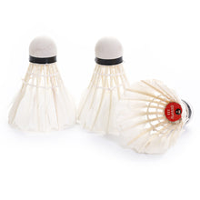 Load image into Gallery viewer, 3PCS/6PCS Duck Feather Badminton Cork Ball Head Beatable Stabilize Match Training Special Badminton