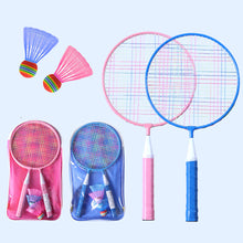Load image into Gallery viewer, 3-12 Years Children Badminton Racket Set Lightweight Durable Badminton Double Racket And Ball Outdoor Parent-Child Exercise Leisure Toy
