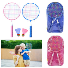 Load image into Gallery viewer, 3-12 Years Children Badminton Racket Set Lightweight Durable Badminton Double Racket And Ball Outdoor Parent-Child Exercise Leisure Toy