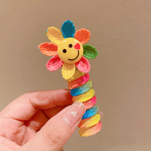 Load image into Gallery viewer, Girls Telephone Wire Line Ponytail Holder Rubber Band Elastic Hair Band DIY Bowknot Braided Phone Cord Straight Hair Tie Hair Rope
