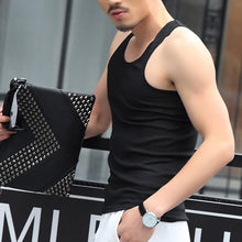 Load image into Gallery viewer, 2024 New Men's Summer Lightweight Vest Sports Casual Home Outdoor Close-Fitting Tops Breathable Quick Drying Tight Fitting Vest