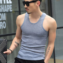 Load image into Gallery viewer, 2024 New Men's Summer Lightweight Vest Sports Casual Home Outdoor Close-Fitting Tops Breathable Quick Drying Tight Fitting Vest