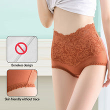 Load image into Gallery viewer, High-waisted Lace Panties For Women Ladies Sexy Mesh Panties Seamless Underwear Briefs Transparent Silk Women Cotton Health Knickers Lingerie