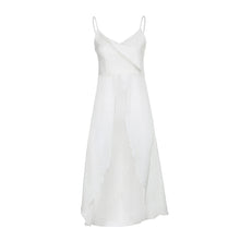 Load image into Gallery viewer, 2024 Spring Summer Dress Sleeveless White Top Holiday Vacation Dresses Women Beach Sundress Sexy White Long V-neck Vest Out of the Ordinary